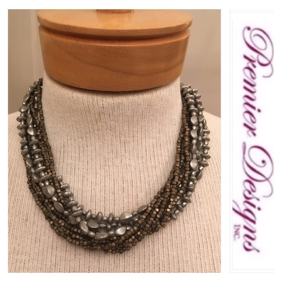 9 Strand Antiqued Matte Silver Brass WEAR IT NOW - Picture 7 of 11